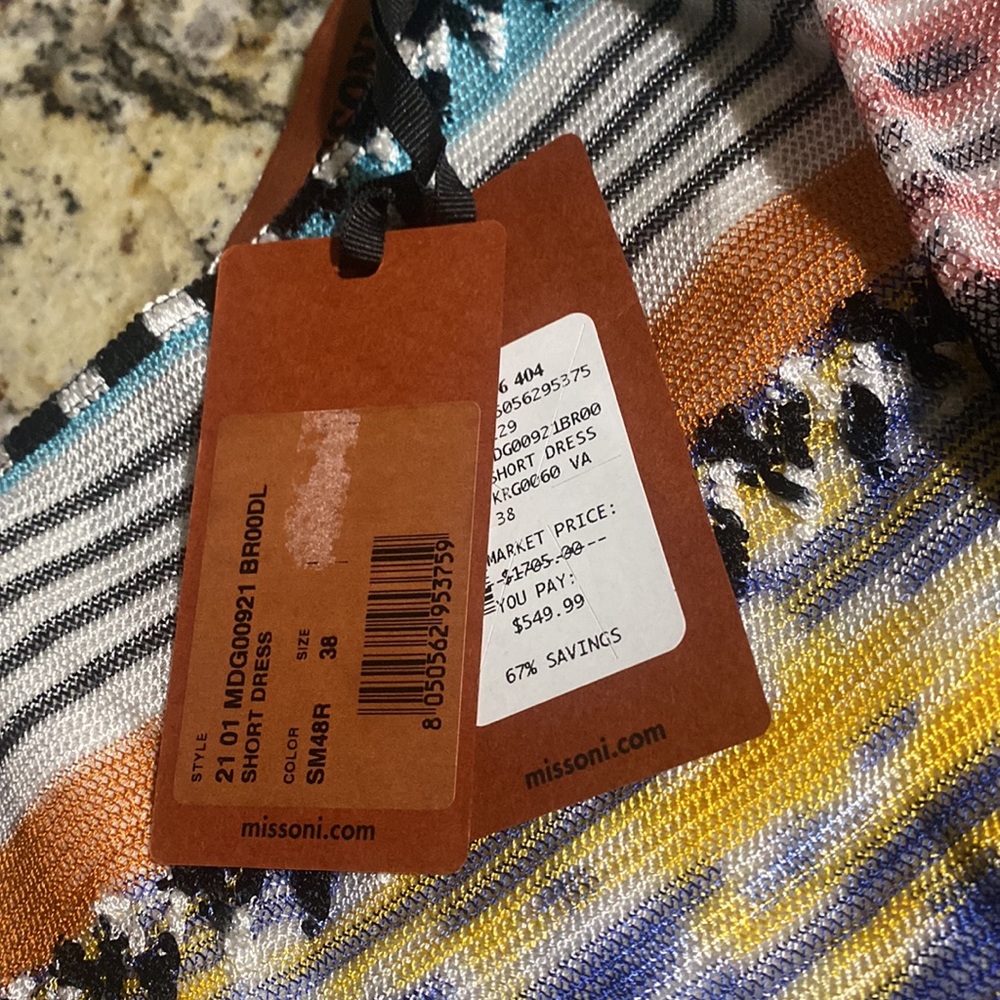 MISSONI Print Mini Dress - Picture 7 of 9